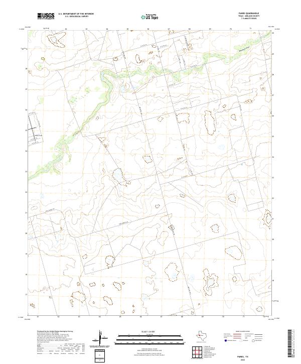 Parks topographic map thumbnail