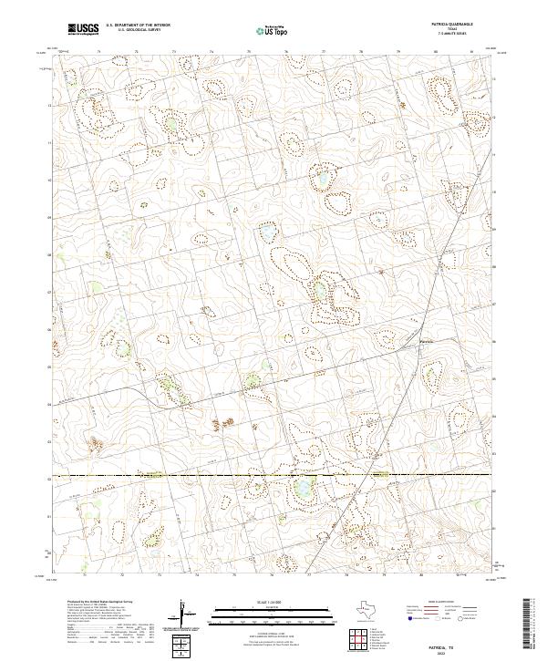 Patricia topographic map thumbnail