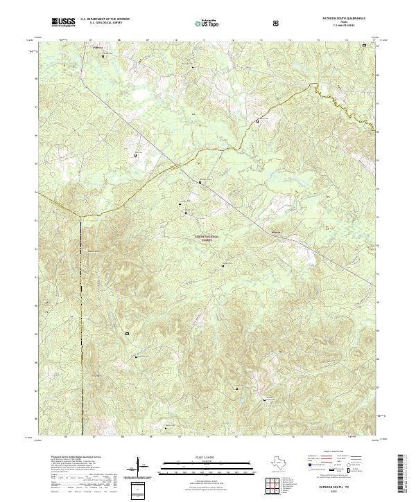 Patroon South 2022 topographic map thumbnail