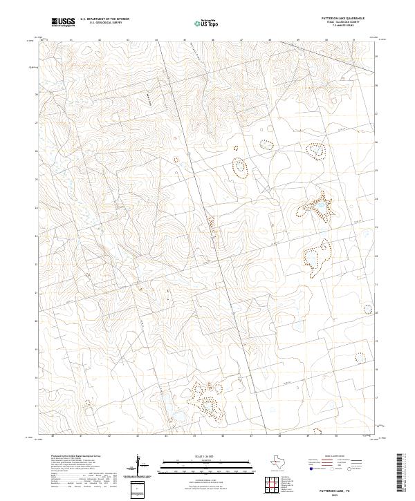 Patterson Lake 2022 topographic map thumbnail