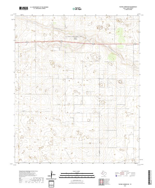 Paynes Corner NW topographic map thumbnail