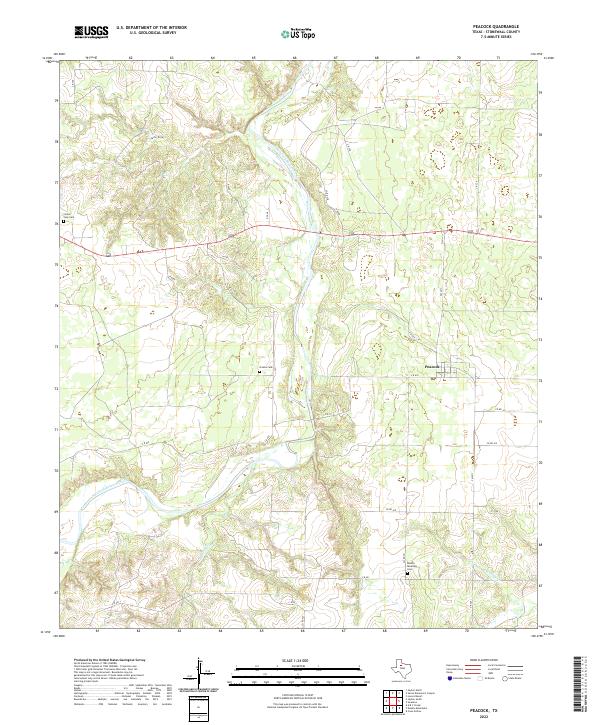 Peacock topographic map thumbnail
