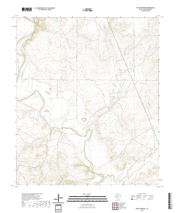 Pecan Crossing 2022 topographic map thumbnail