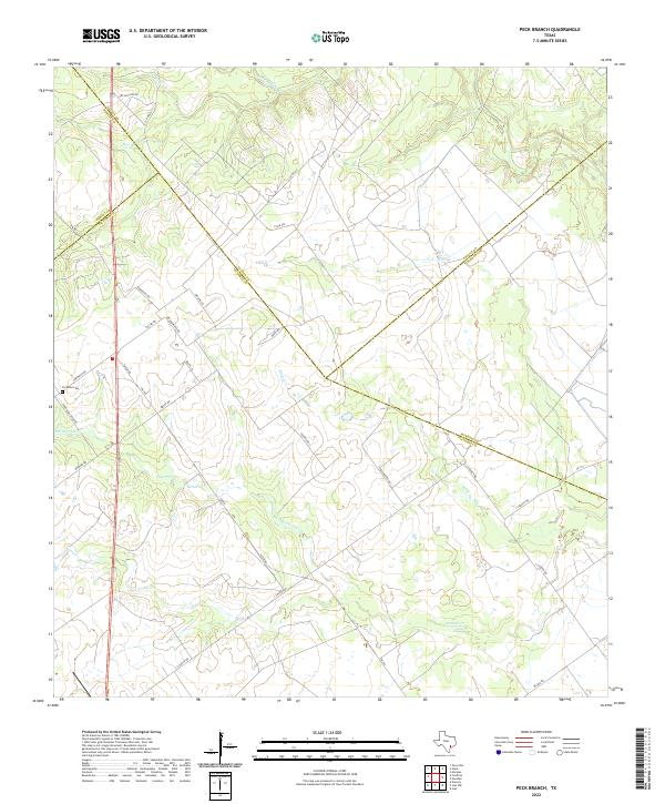 Peck Branch topographic map thumbnail