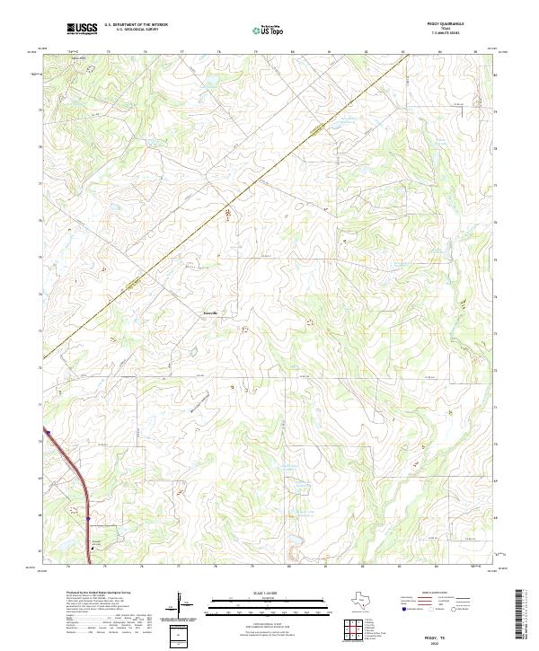 Peggy topographic map thumbnail