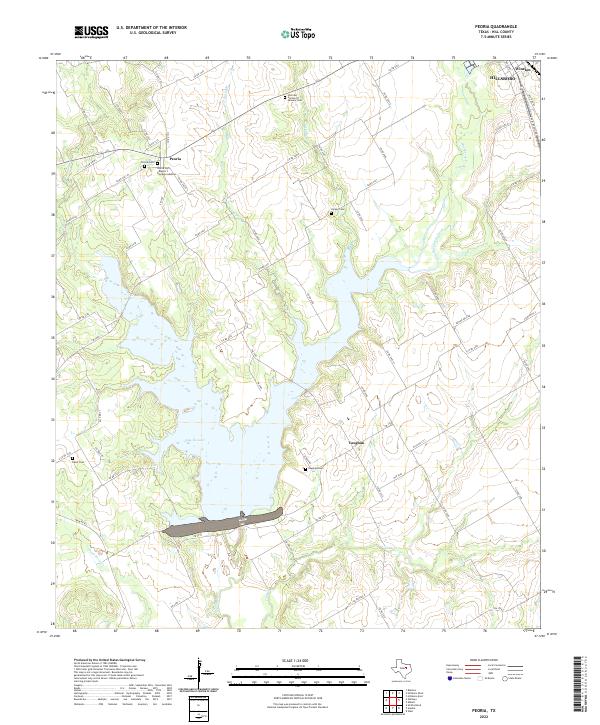 Peoria topographic map thumbnail