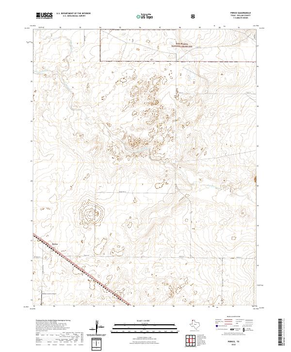 Perico topographic map thumbnail