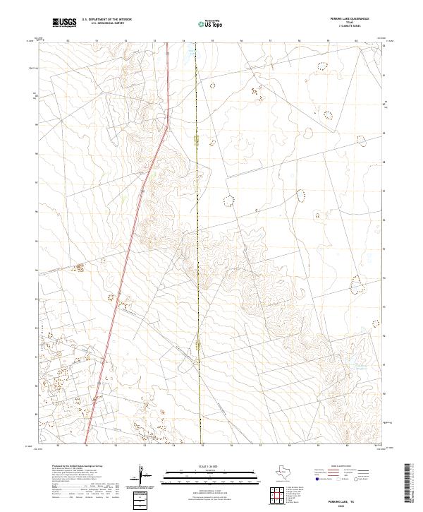 Perkins Lake topographic map thumbnail