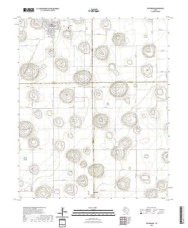 Petersburg topographic map thumbnail