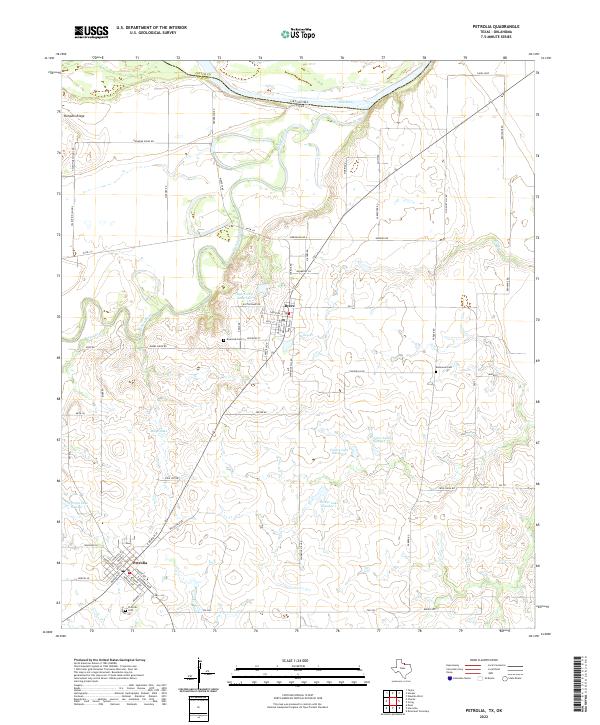Petrolia topographic map thumbnail
