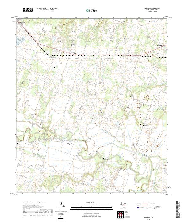 Pettibone topographic map thumbnail