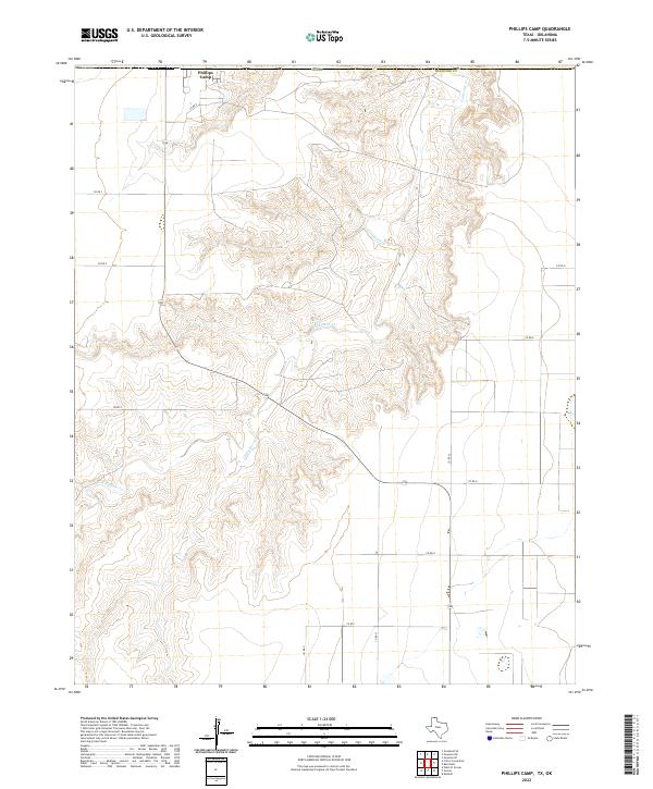 Phillips Camp topographic map thumbnail