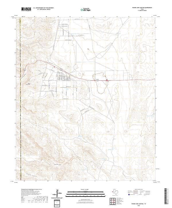 Phone Line Canyon topographic map thumbnail