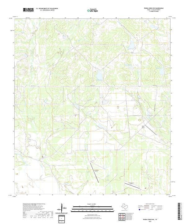 Piedra Creek NW topographic map thumbnail