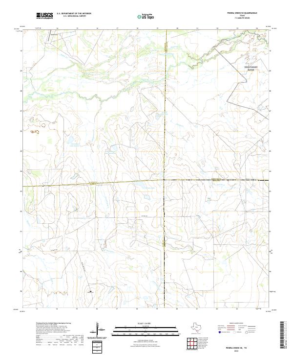 Piedra Creek SE topographic map thumbnail