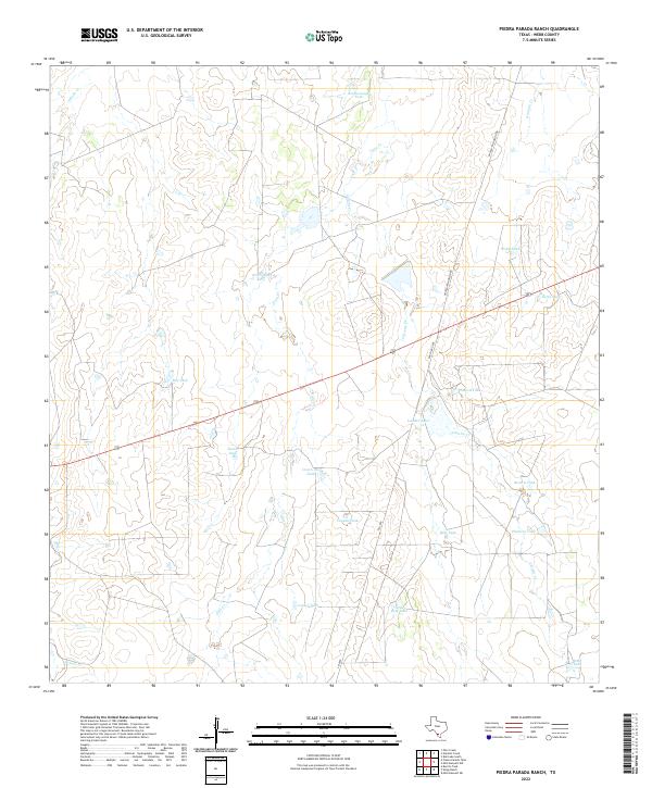 Piedra Parada Ranch topographic map thumbnail