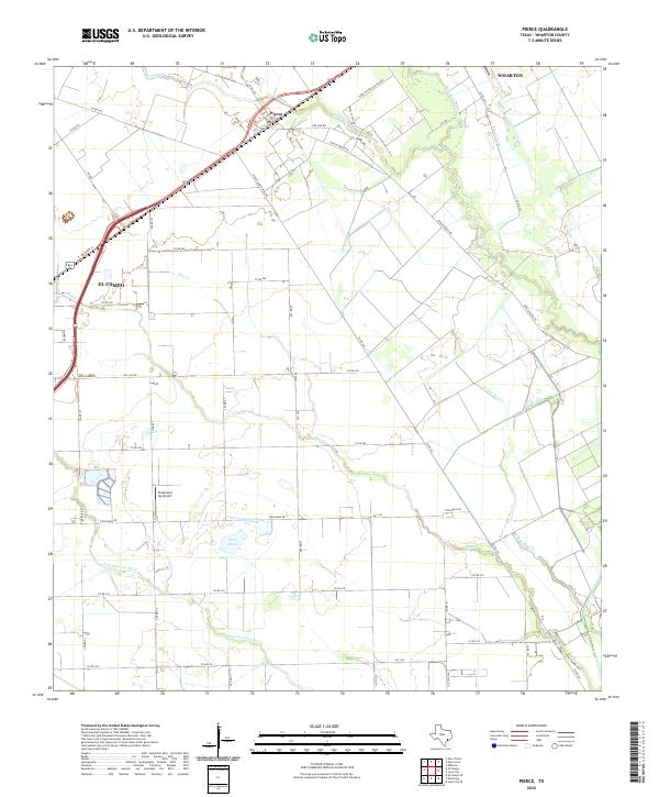 Pierce topographic map thumbnail