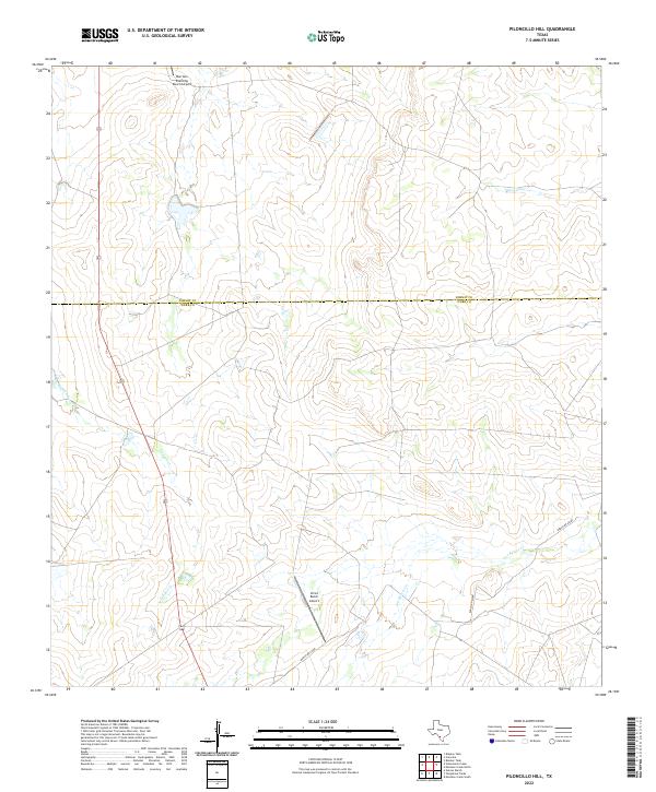 Piloncillo Hill 2022 topographic map thumbnail