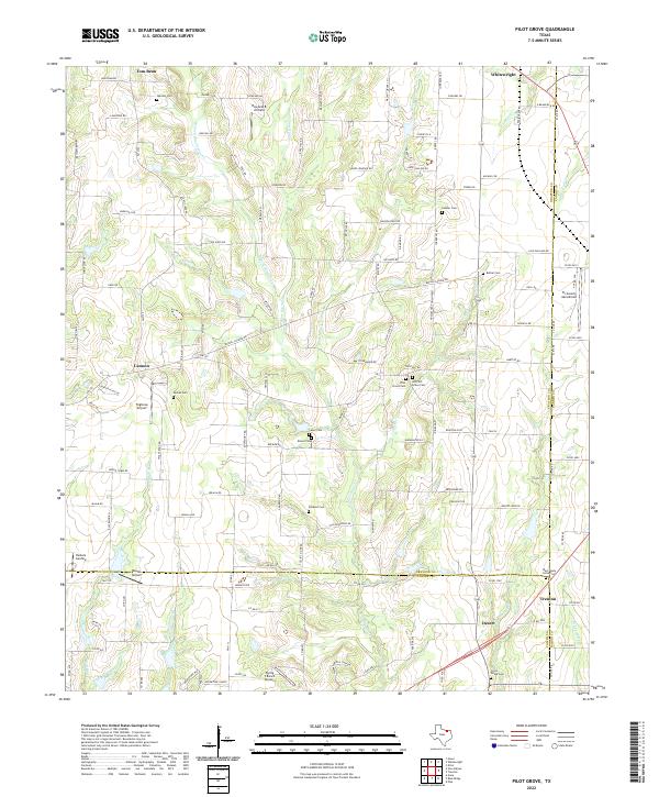 Pilot Grove topographic map thumbnail