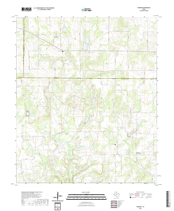 Pioneer topographic map thumbnail