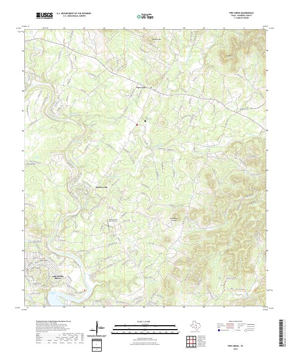 Pipe Creek topographic map thumbnail