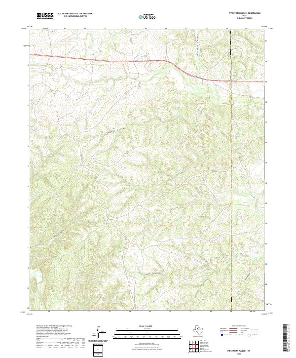 Pitchfork Ranch topographic map thumbnail
