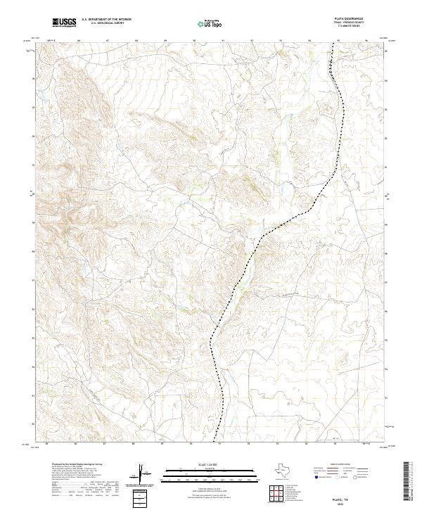 Plata 2022 topographic map thumbnail