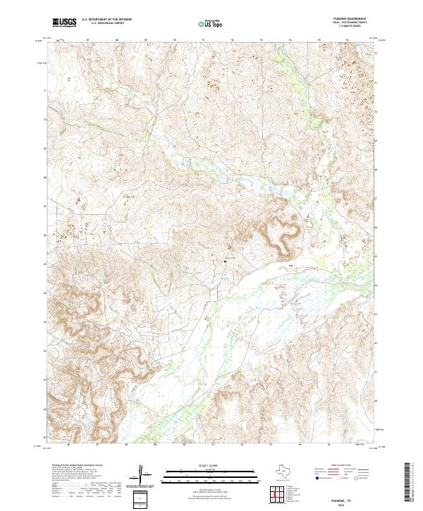 Plemons 2022 topographic map thumbnail