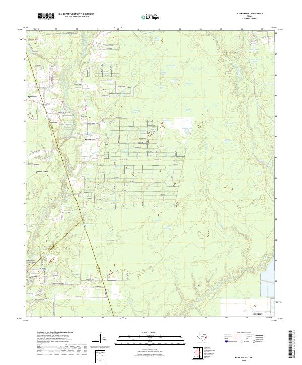 Plum Grove 2022 topographic map thumbnail