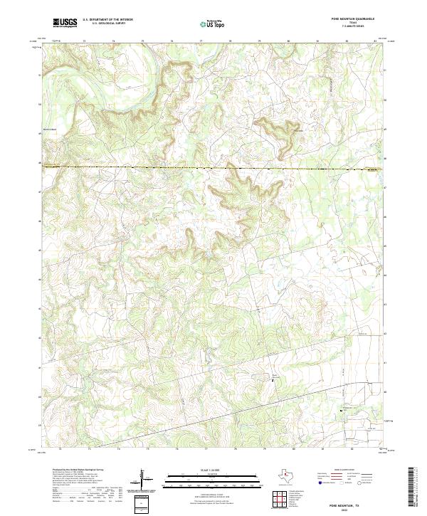 Poke Mountain 2022 topographic map thumbnail