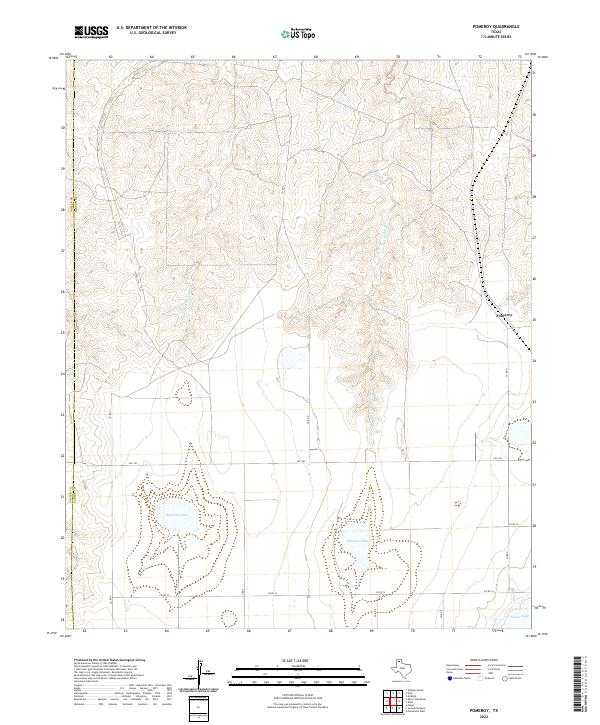 Pomeroy topographic map thumbnail