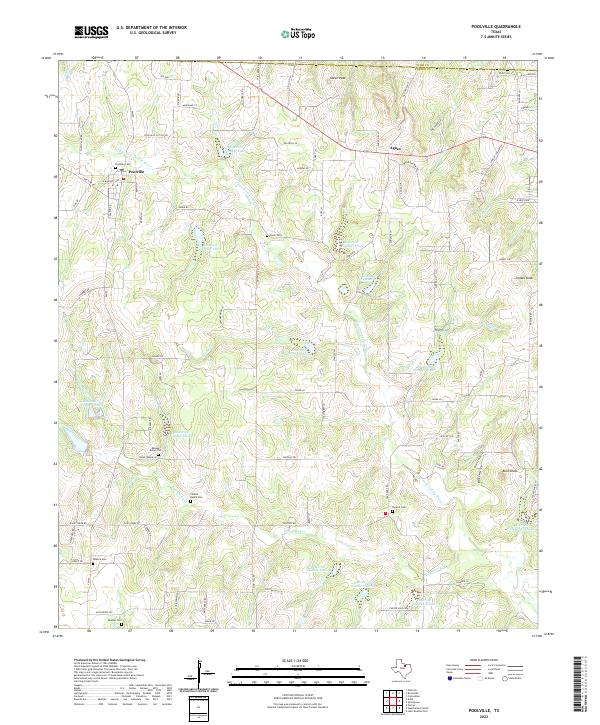 Poolville topographic map thumbnail