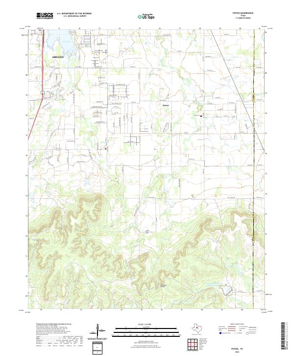 Potosi topographic map thumbnail