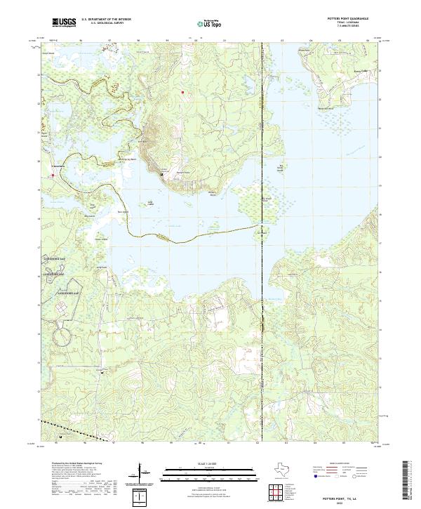 Potters Point topographic map thumbnail