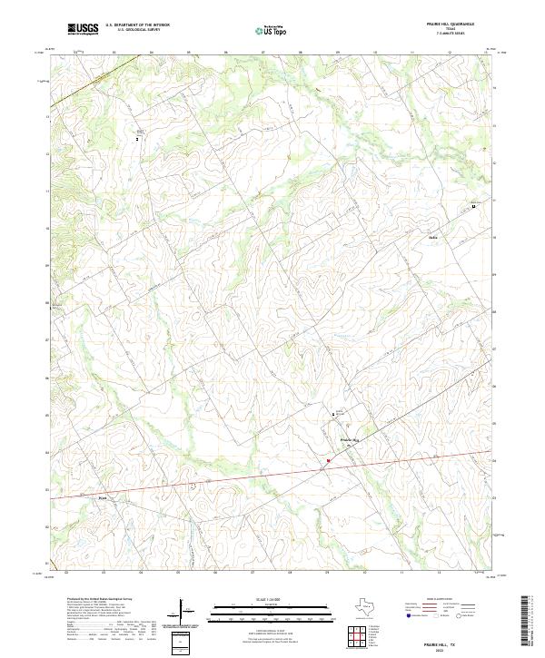 Prairie Hill topographic map thumbnail
