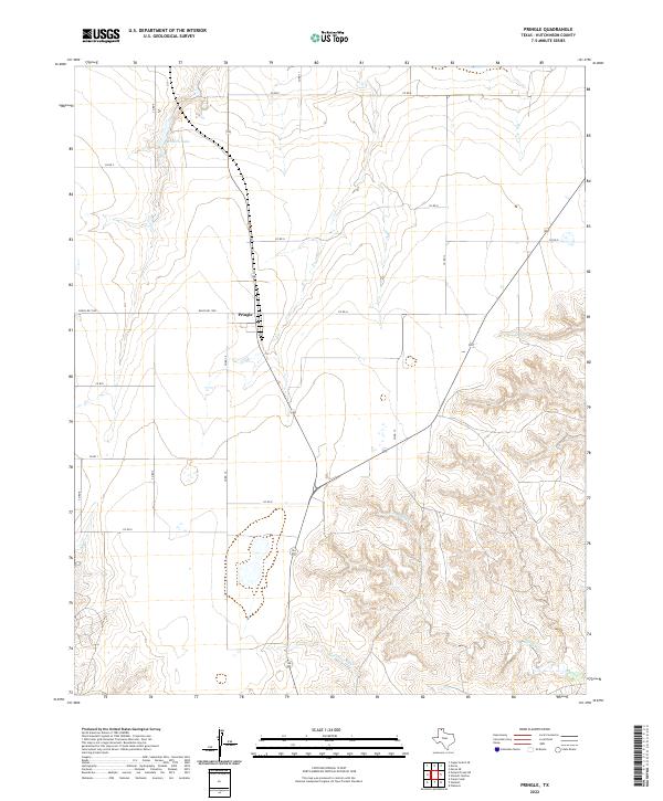 Pringle topographic map thumbnail
