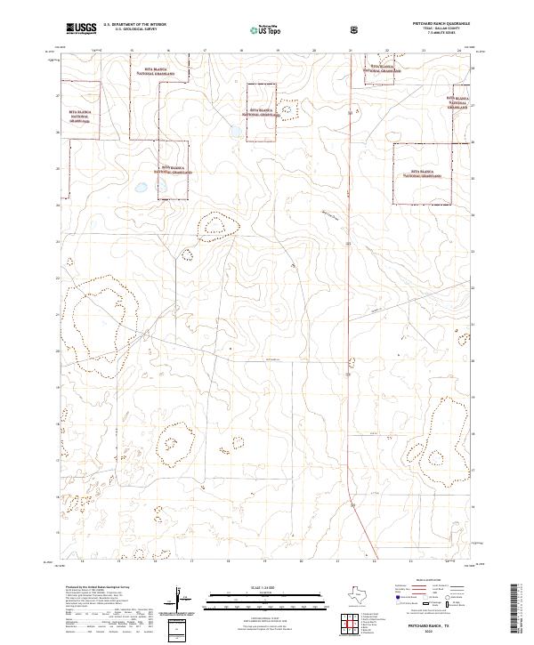 Pritchard Ranch 2022 topographic map thumbnail