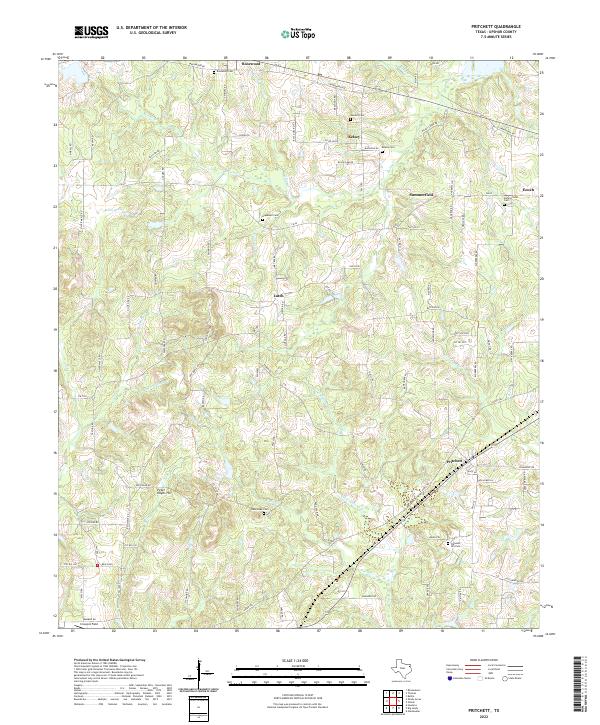 Pritchett 2022 topographic map thumbnail