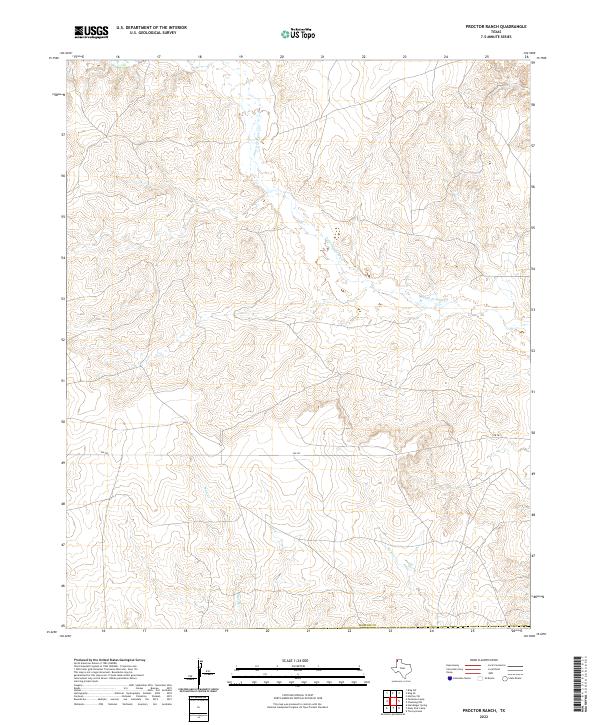 Proctor Ranch topographic map thumbnail