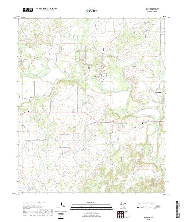 Proffitt topographic map thumbnail
