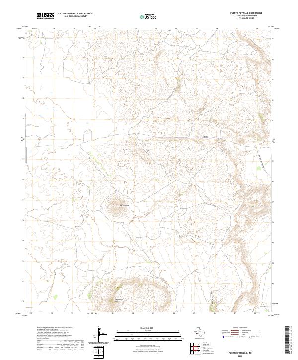 Puerto Potrillo topographic map thumbnail