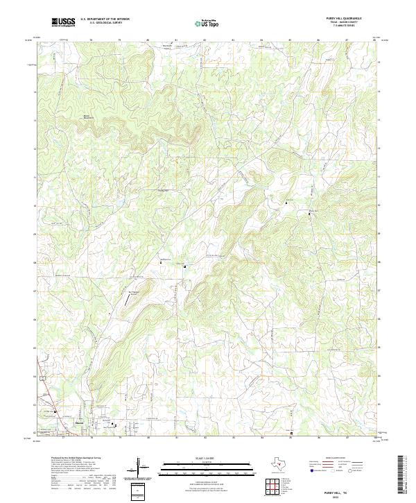 Purdy Hill topographic map thumbnail