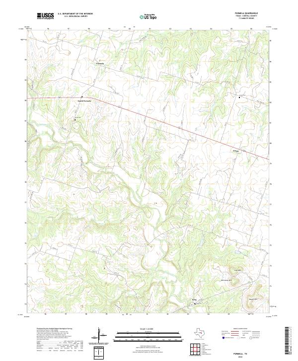 Purmela 2022 topographic map thumbnail