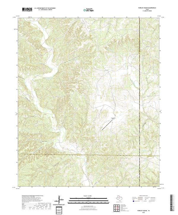 Pursley House 2022 topographic map thumbnail