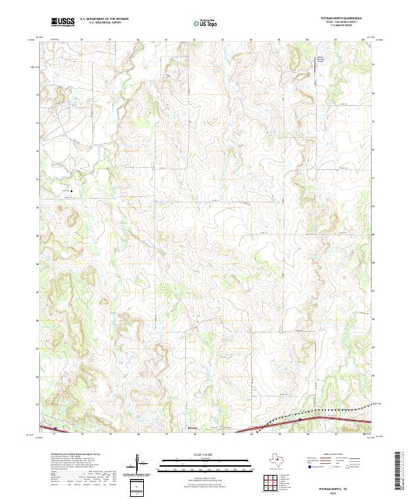 Putnam North 2022 topographic map thumbnail