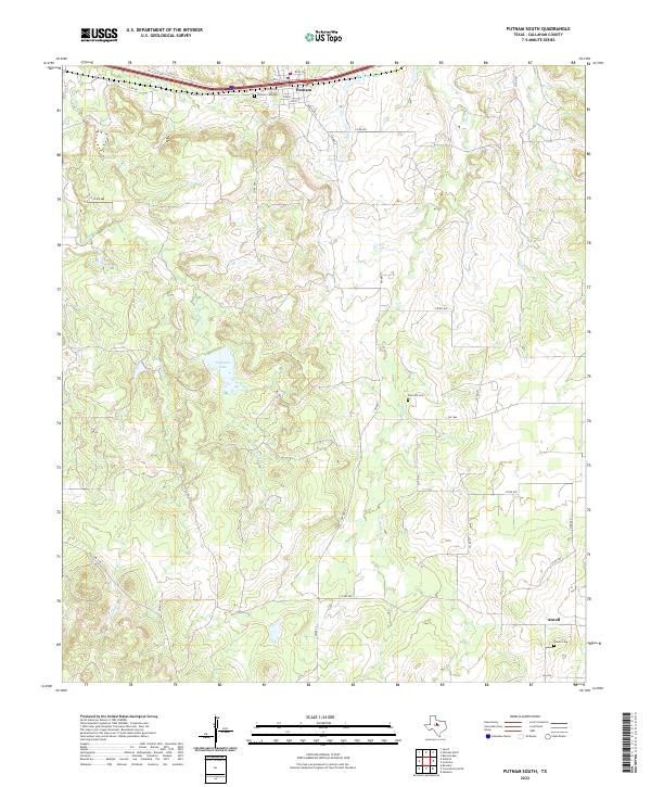 Putnam South topographic map thumbnail