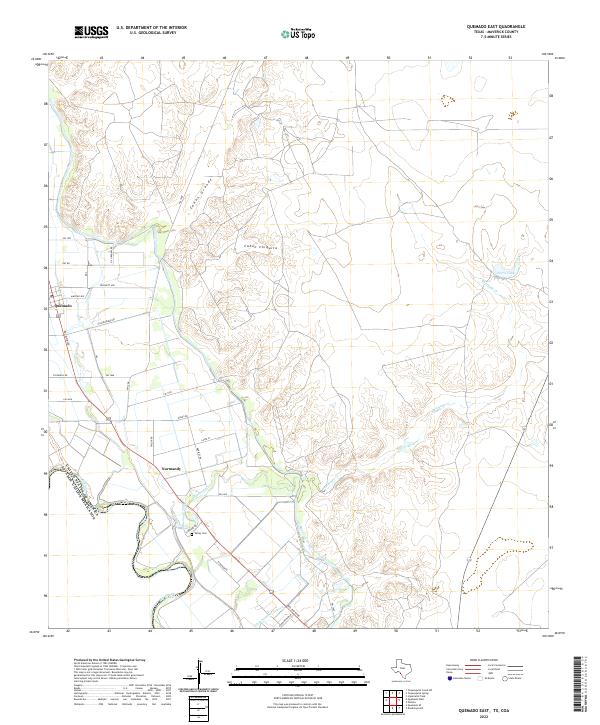 Quemado East topographic map thumbnail