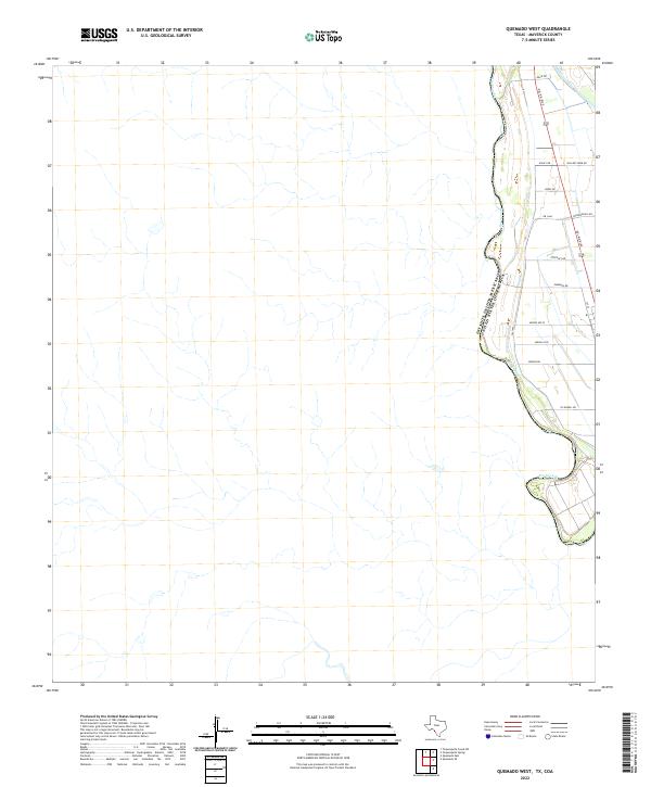 Quemado West topographic map thumbnail