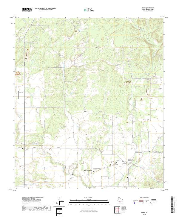 Quihi topographic map thumbnail