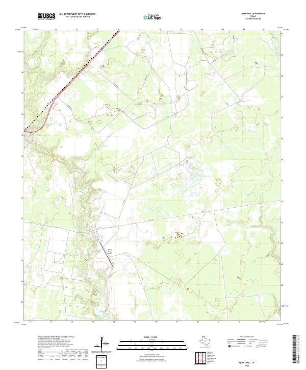 Quintana topographic map thumbnail